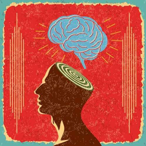 Hjerne svæver over hoved og tjekkes for zoantropi