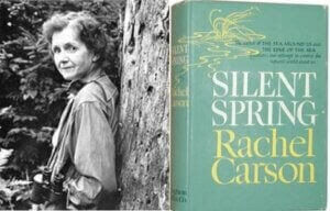 Rachel Carson med sin bok