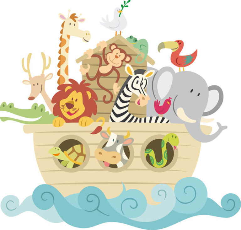 Vilka djur fanns med på Noas ark?