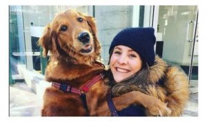 Meet Loubie, the Dog that Gives Free Hugs