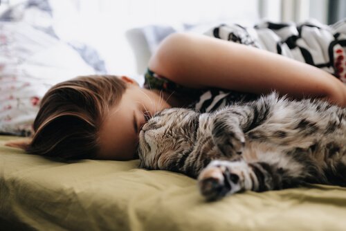 Advice for Sleeping Next to Your Cat