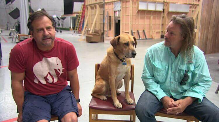 Kato on the film set.