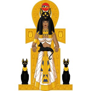 The Egyptian goddess Bastet.