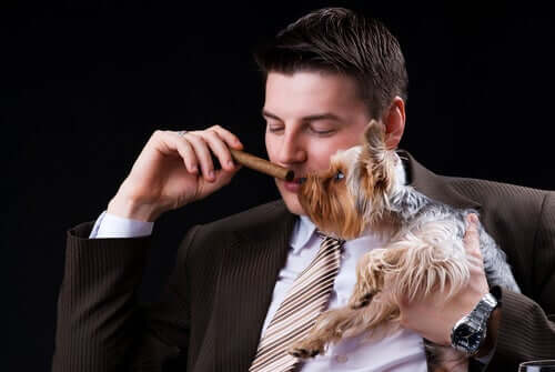 Second-hand smoke affects dogs.