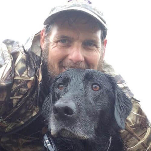 A drone technology expert and a rescue dog.