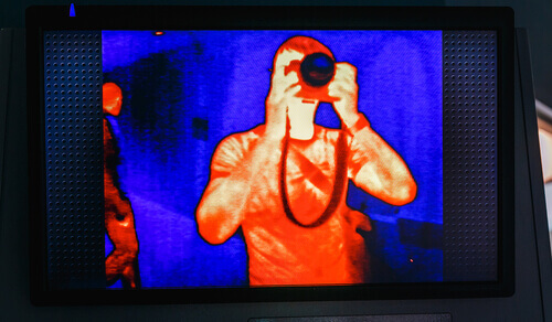 An infrared selfie.
